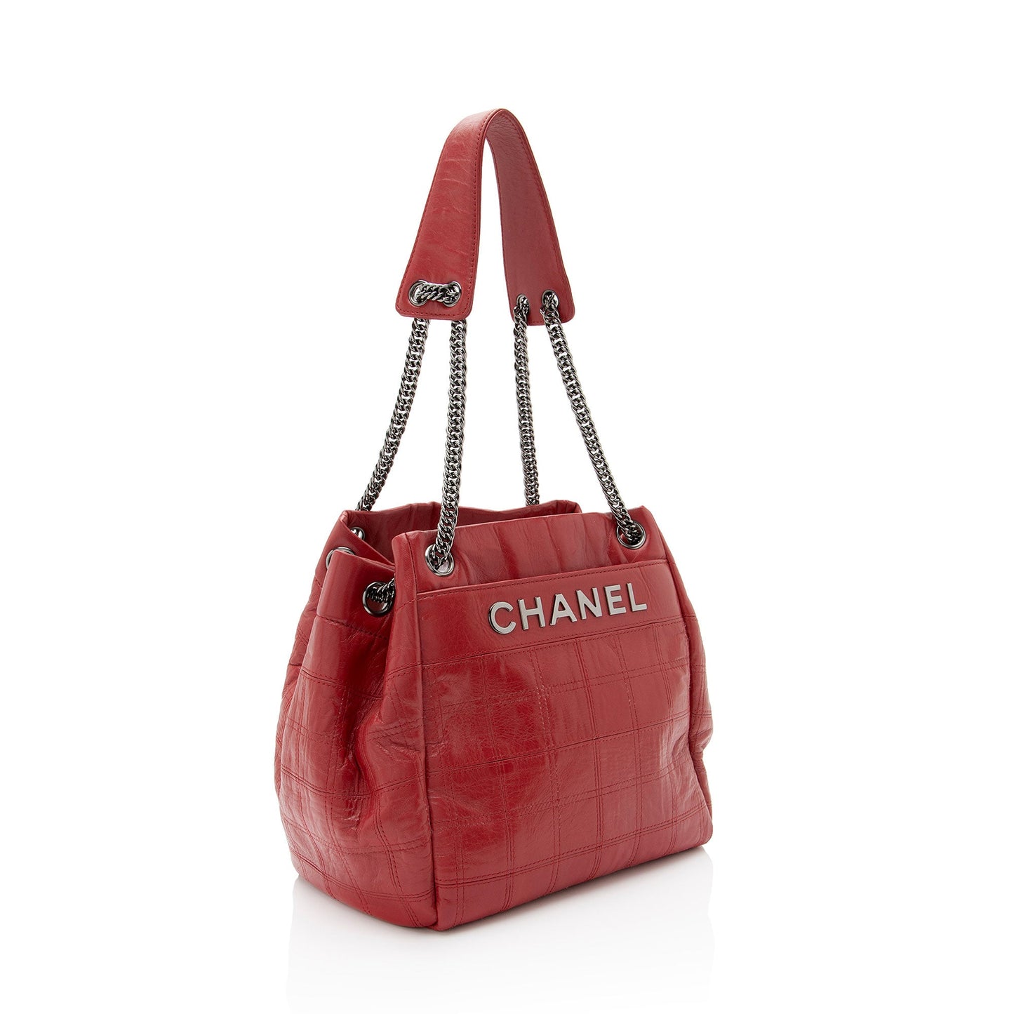 Chanel Lambskin LAX Accordion Shoulder Bag (SHF-x47IxO)