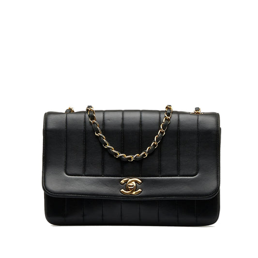 Chanel Lambskin Vertical Border Flap (SHG-yQHgIP)