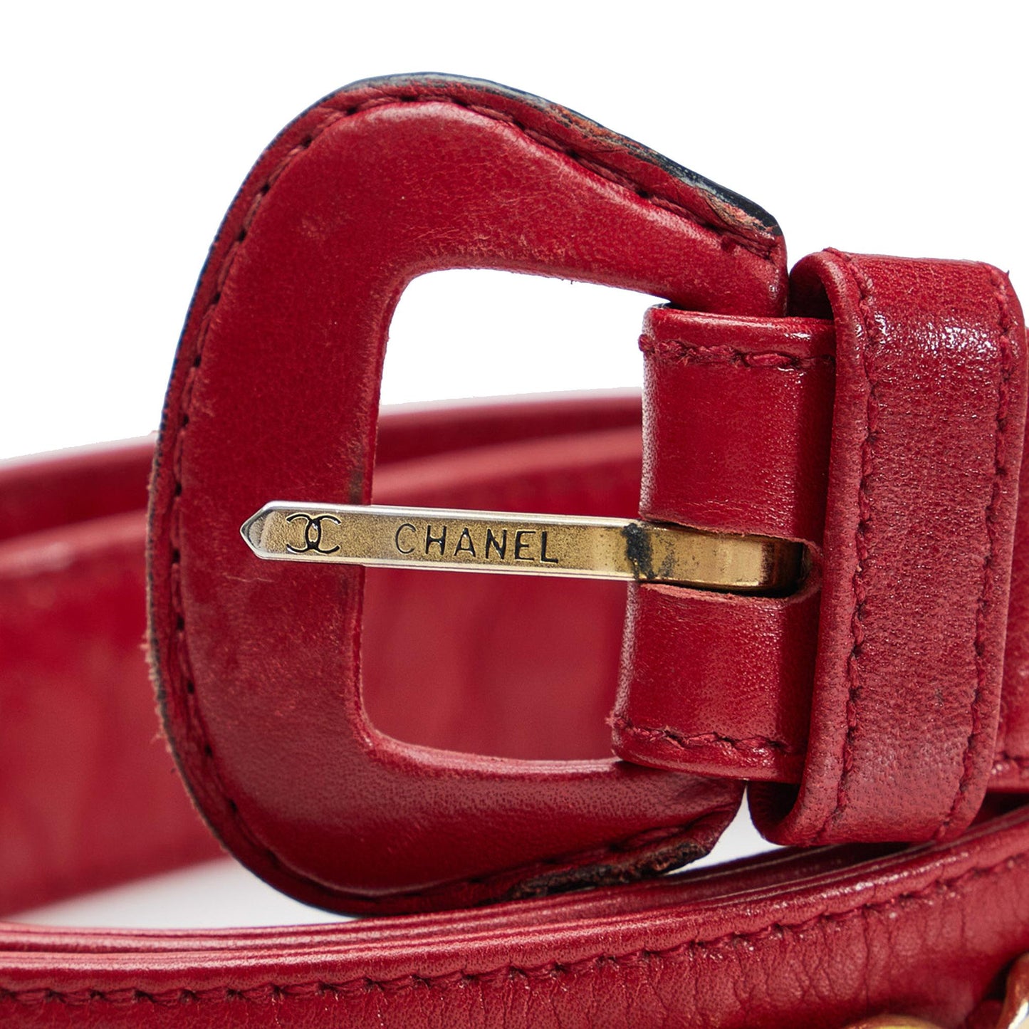 Chanel Leather Belt - 29 / 73.00 (SHG-Ku3cdH)