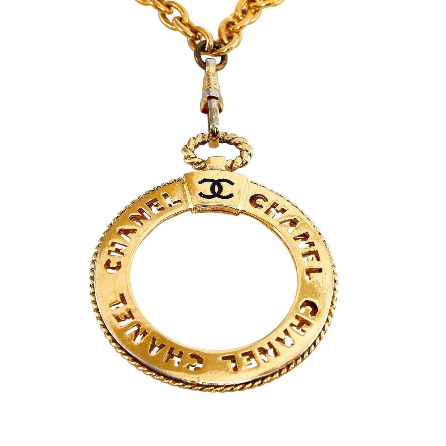 Chanel Loupe Magnifying Glass Necklace (SHG-QP9aO8)