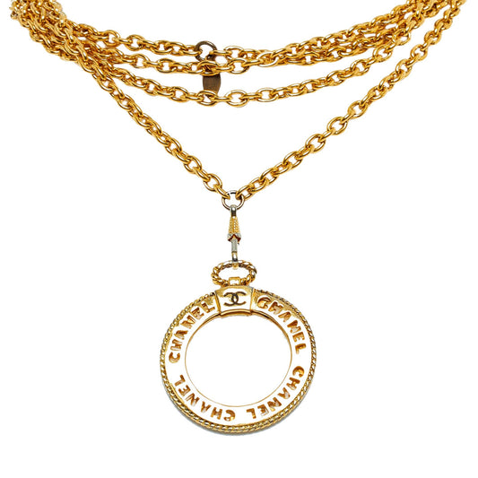Chanel Loupe Magnifying Glass Necklace (SHG-QP9aO8)