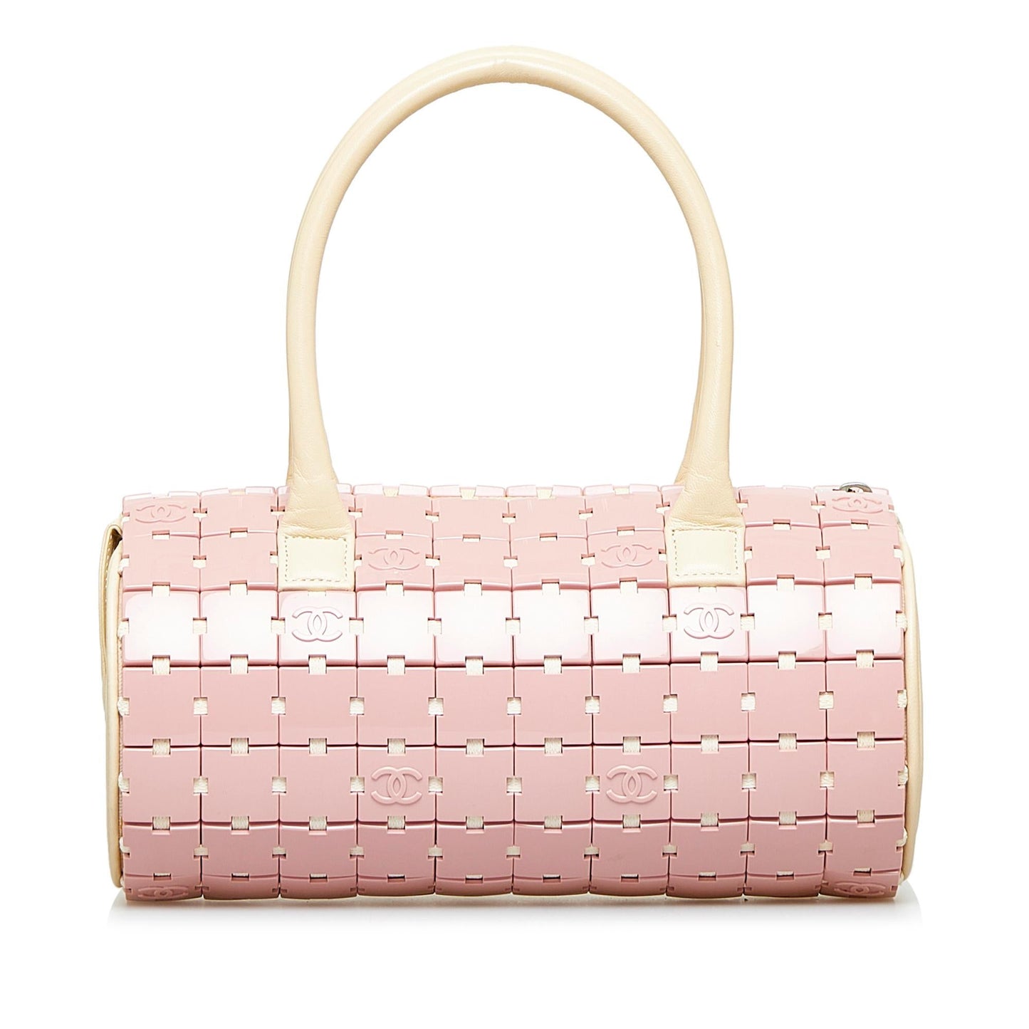 Chanel Lucite Puzzle Barrel Handbag (SHG-FENZ2D)