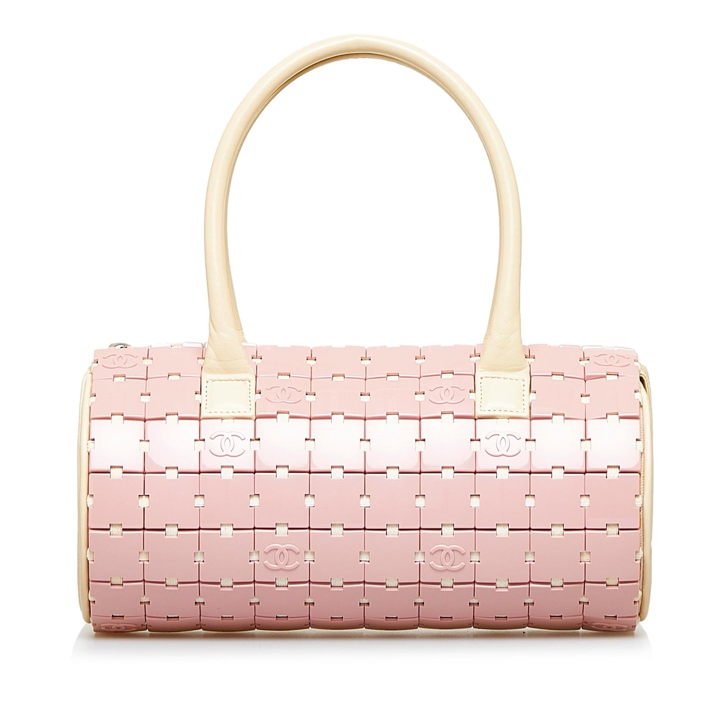 Chanel Lucite Puzzle Barrel Handbag (SHG-FENZ2D)