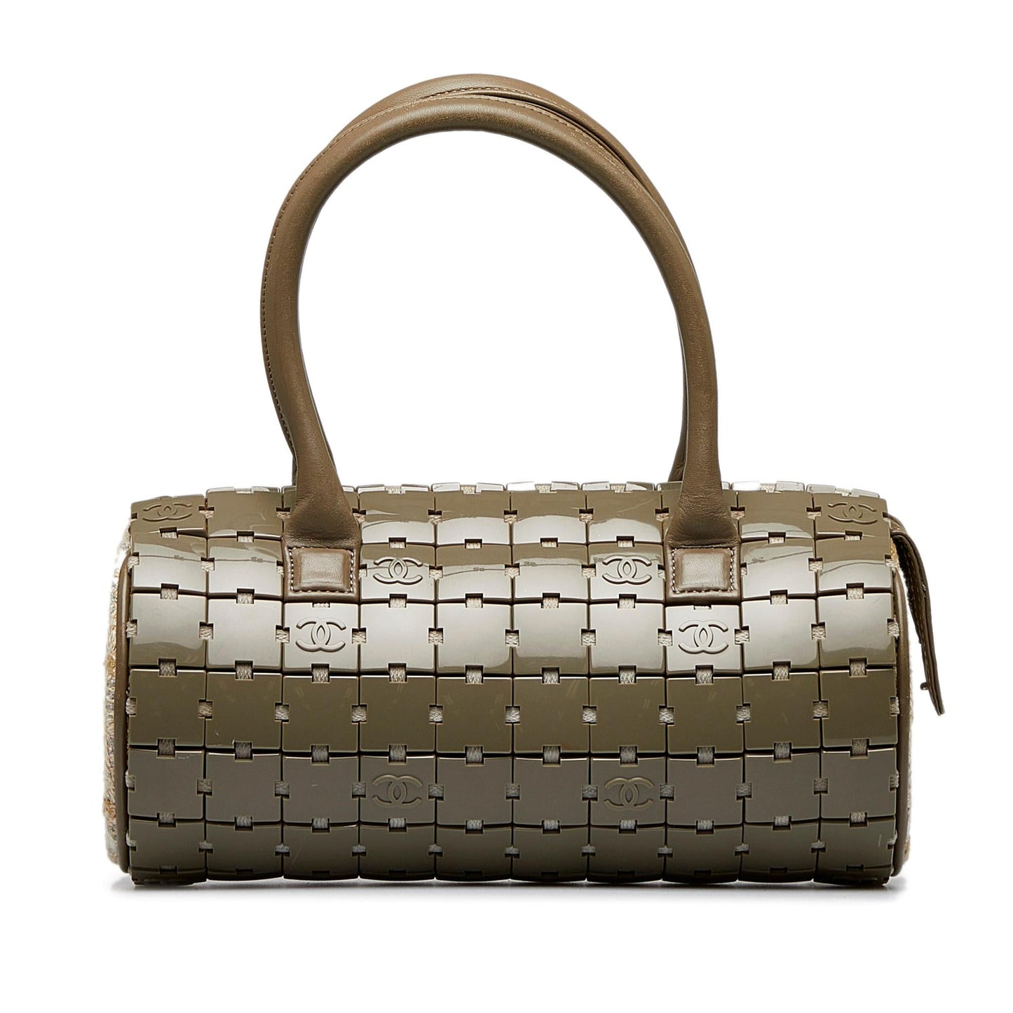 Chanel Lucite Puzzle Barrel Handbag (SHG-fugVe7)