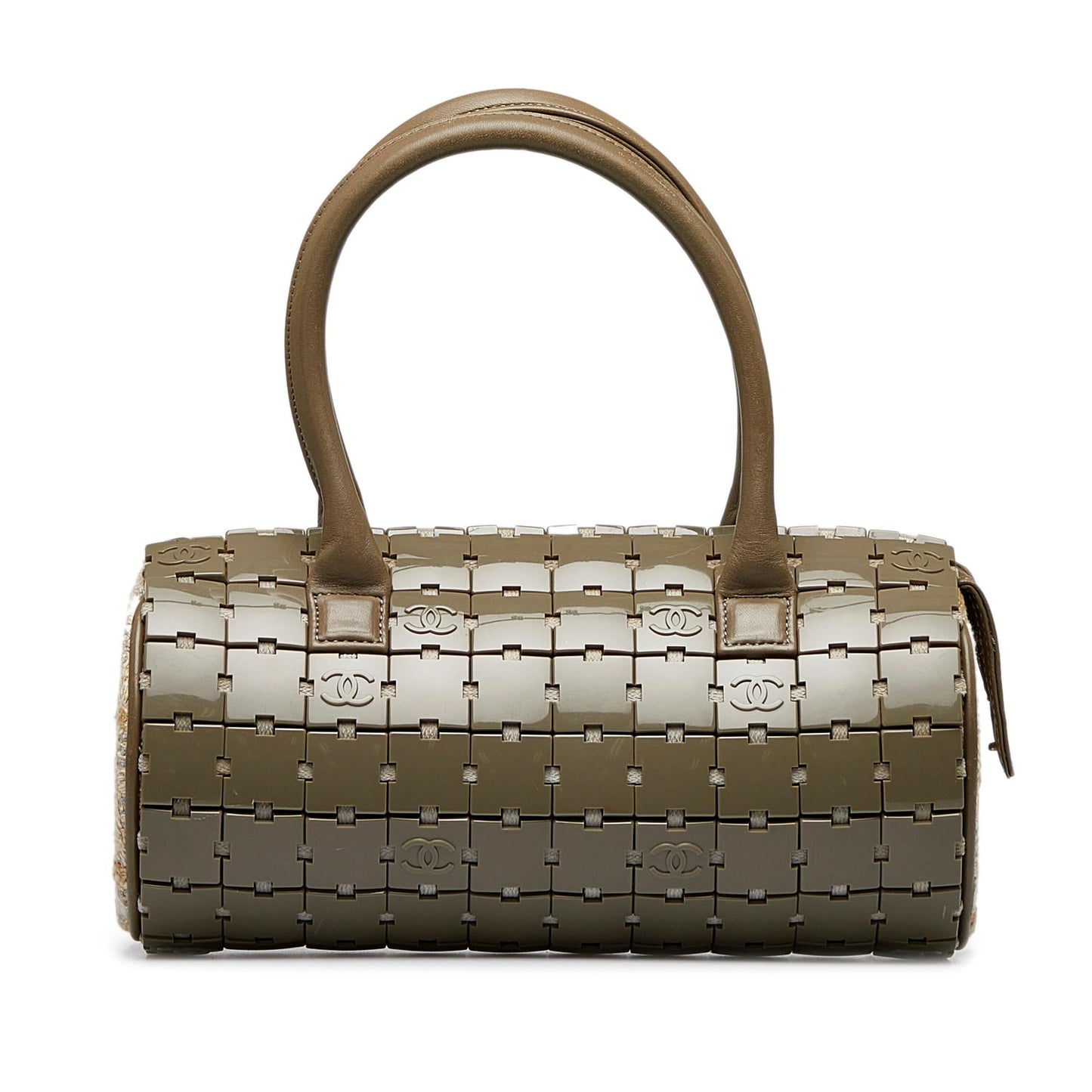 Chanel Lucite Puzzle Barrel Handbag (SHG-fugVe7)