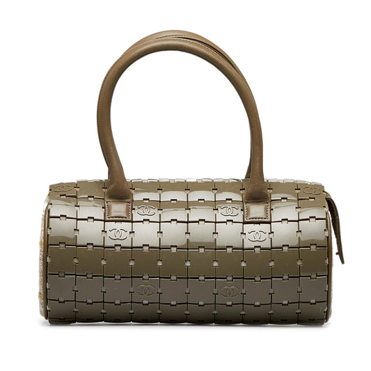 Chanel Lucite Puzzle Barrel Handbag (SHG-fugVe7)