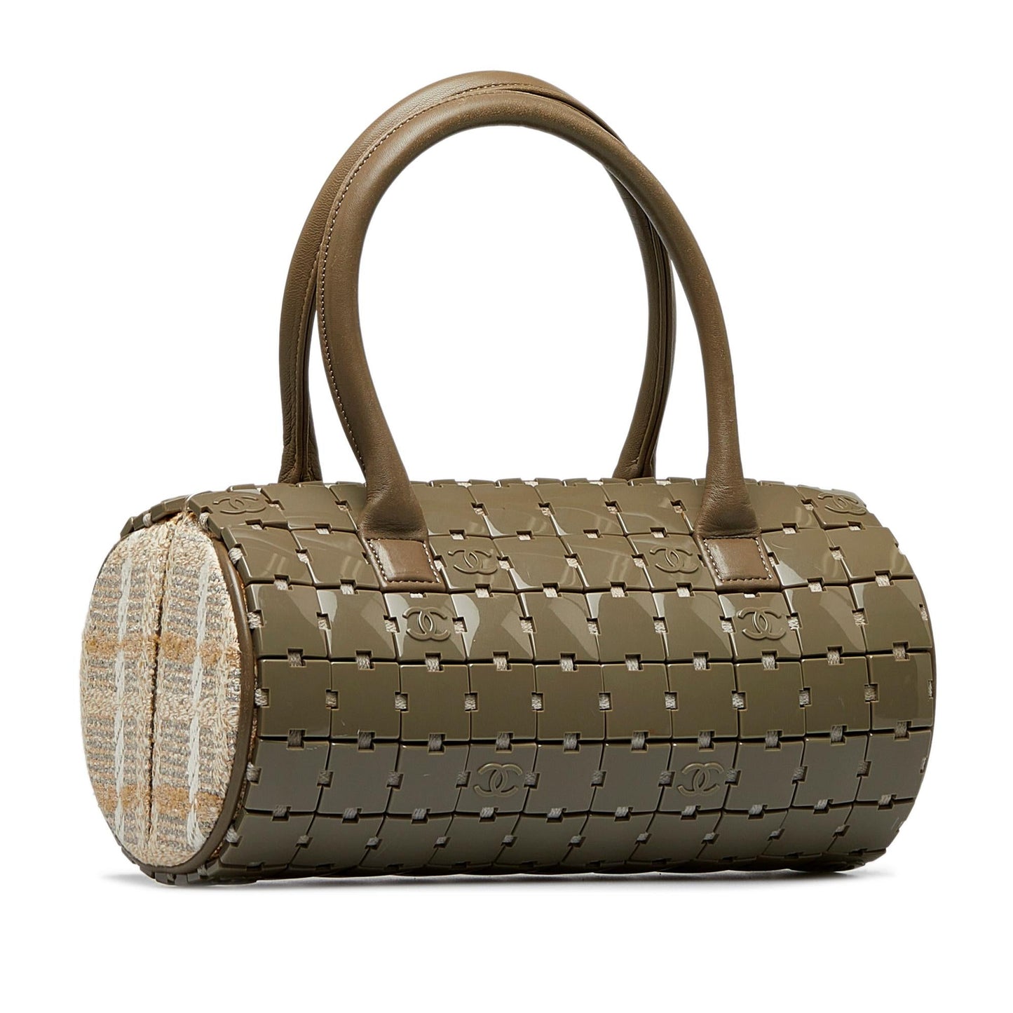 Chanel Lucite Puzzle Barrel Handbag (SHG-fugVe7)