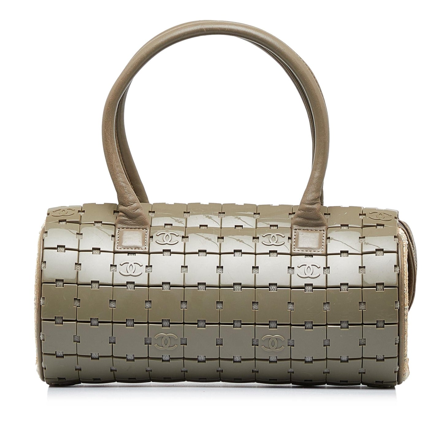 Chanel Lucite Puzzle Barrel Handbag (SHG-WS6nP1)