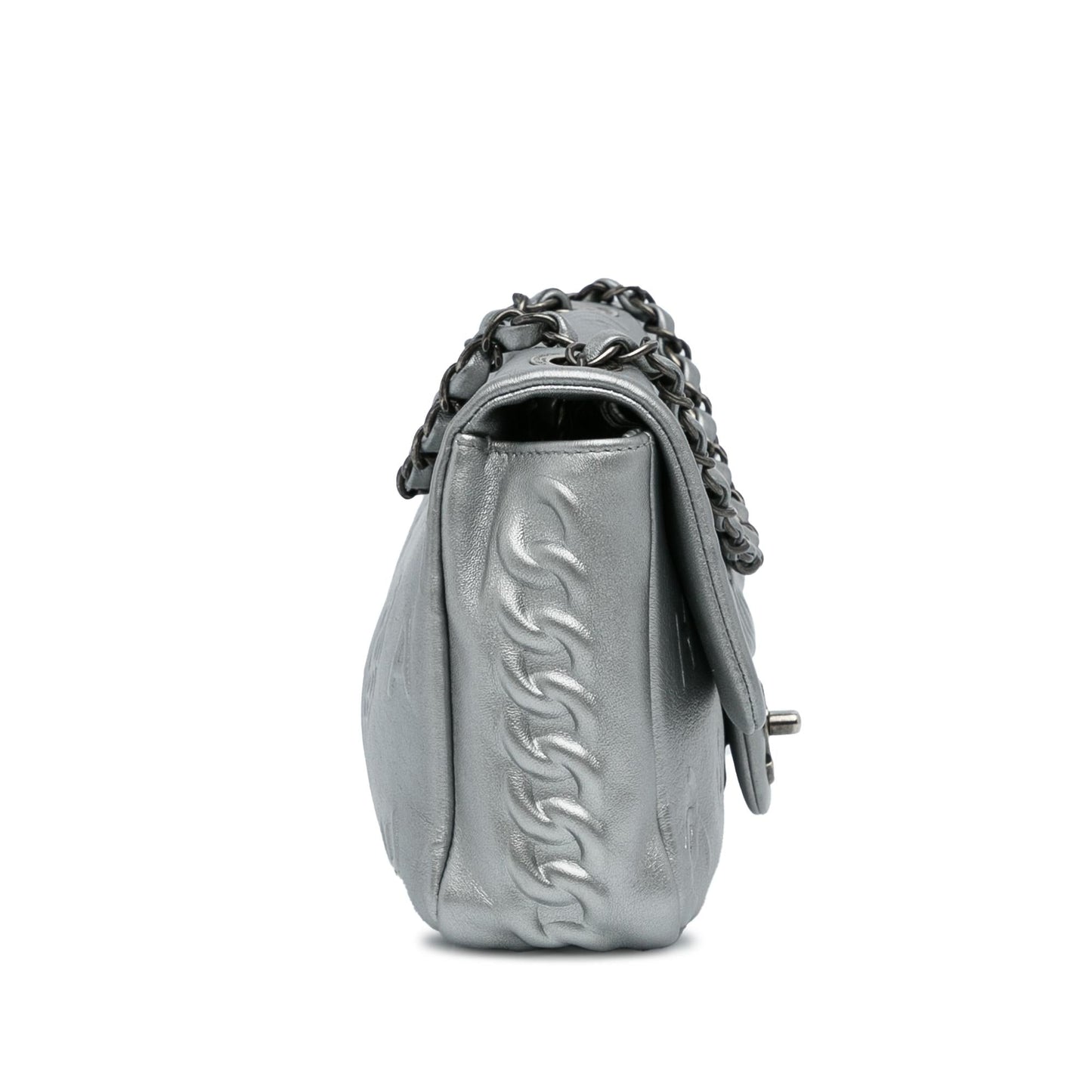 Chanel Lucky Charms Embroidered Classic Single Flap Shoulder Bag (SHG-Uc7s2q)