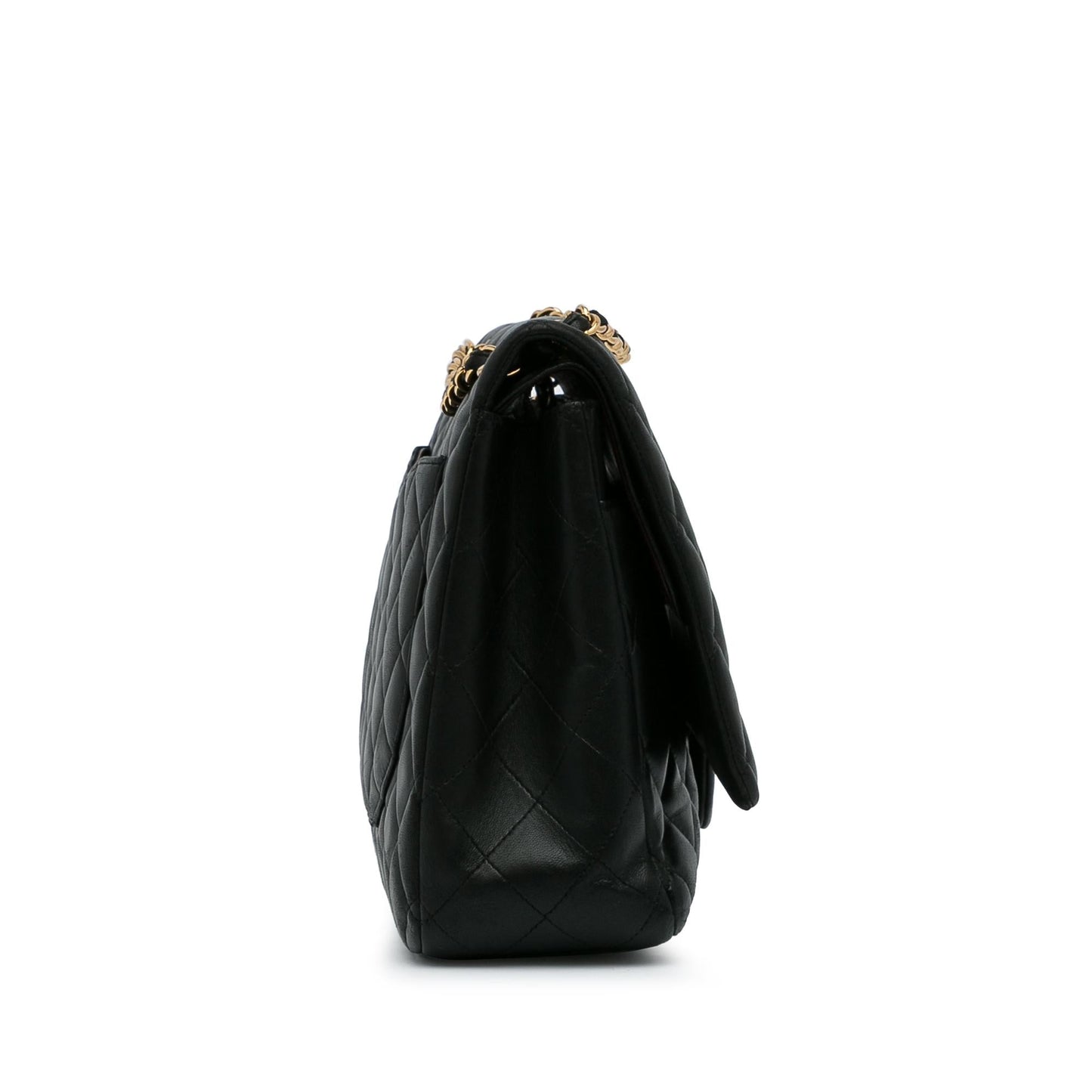 Chanel Maxi Classic Lambskin Double Flap (SHG-eE9hXY)