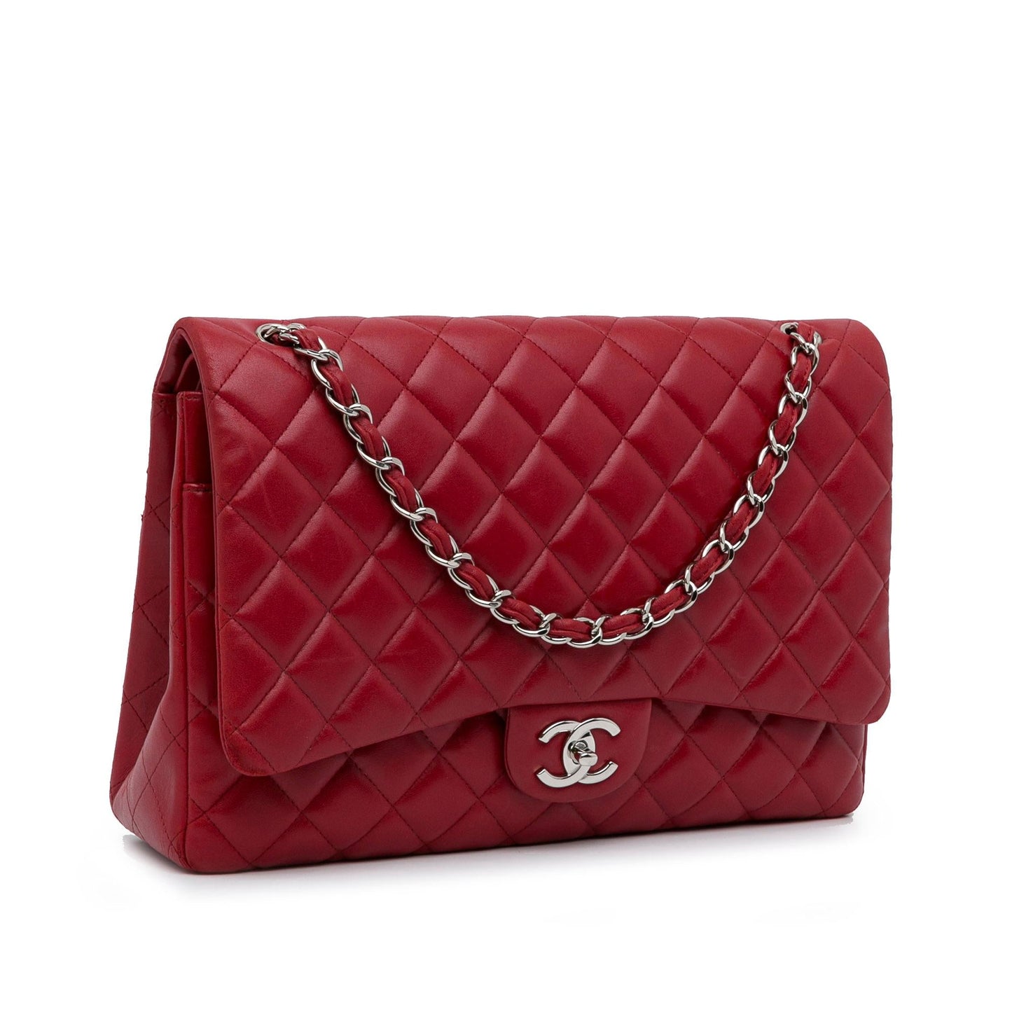 Chanel Maxi Classic Lambskin Double Flap (SHG-HFLZlT)