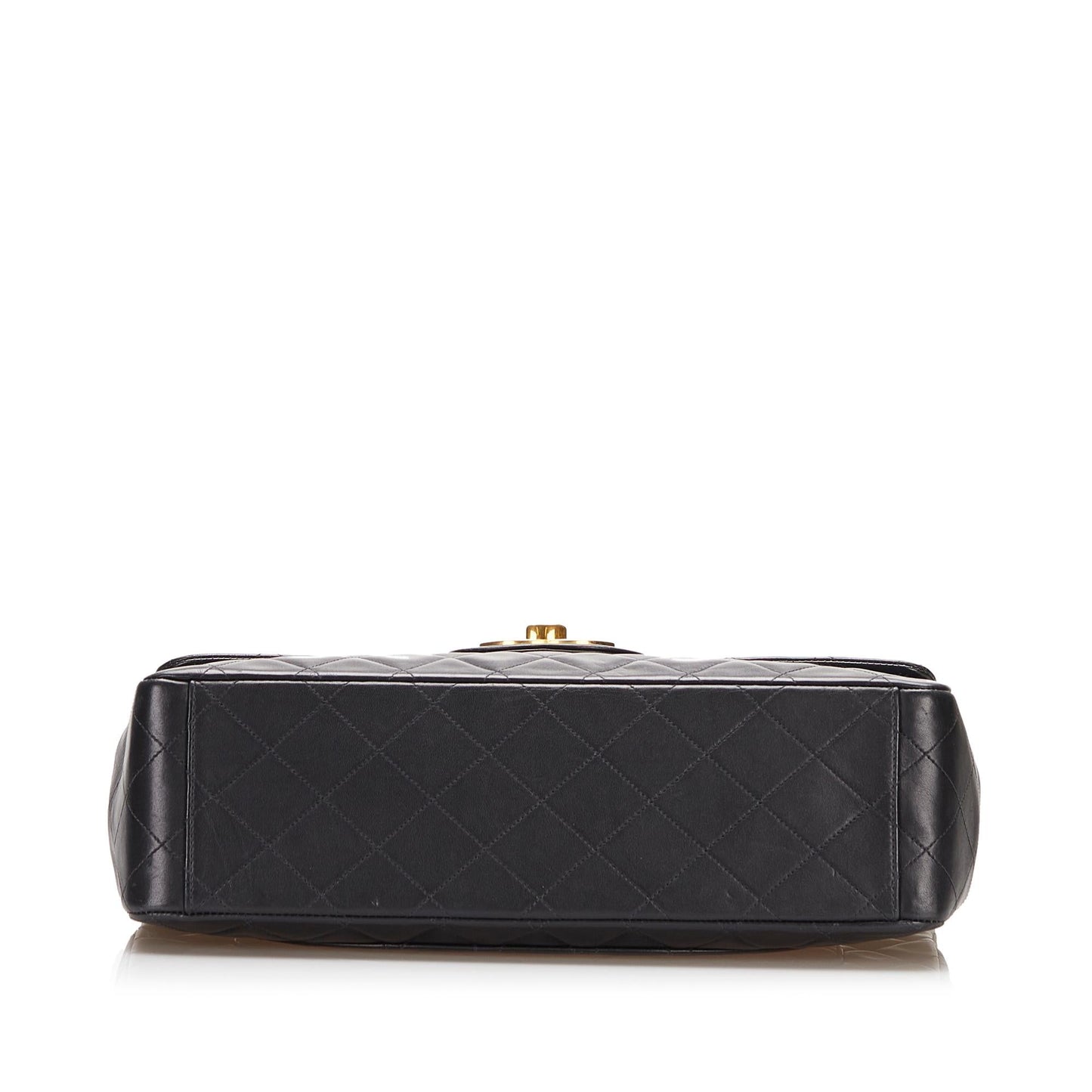 Chanel Maxi Classic Lambskin Single Flap (SHG-bKU9pk)