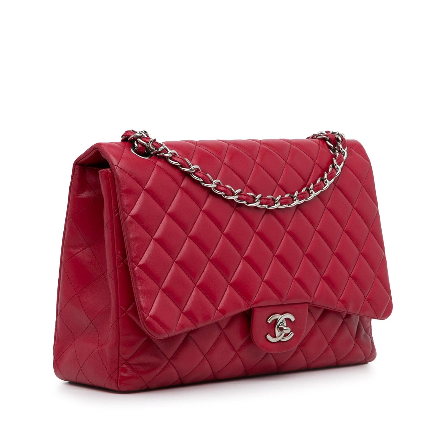 Chanel Maxi Classic Lambskin Single Flap (SHG-xV8Ciu)