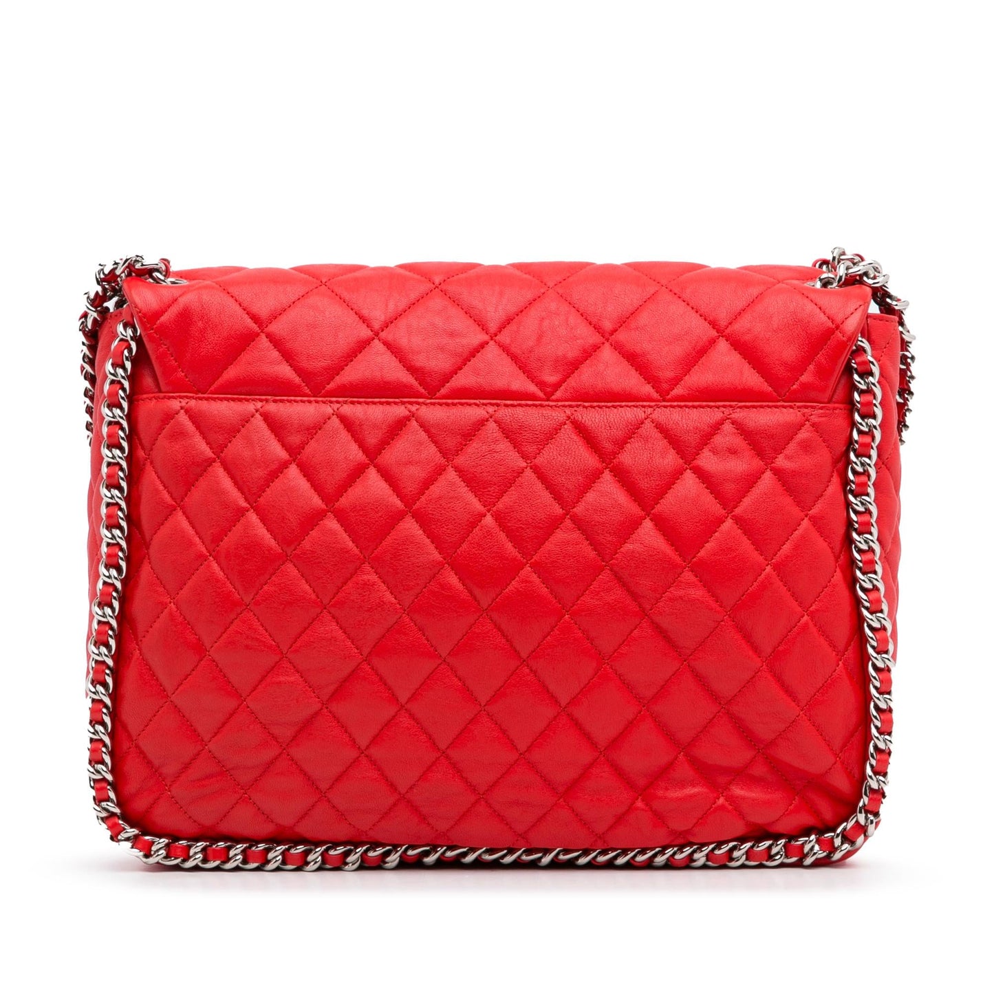 Chanel Maxi Lambskin Chain Around Flap (SHG-TmpBts)