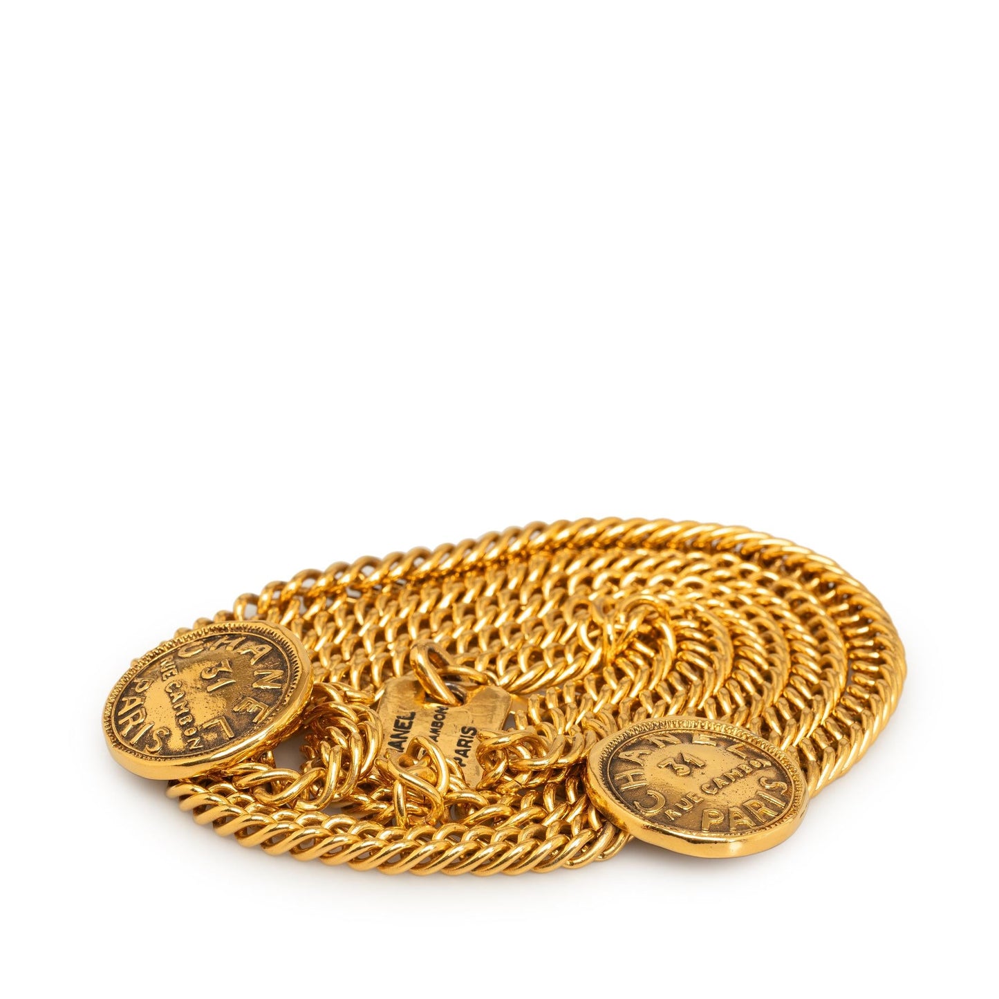 Chanel Medallion Chain-Link Belt - 39 / 100.00 (SHG-3ZLjwc)