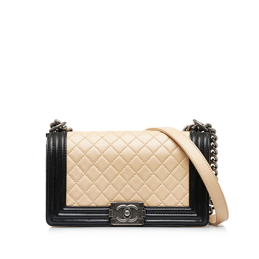 Chanel Medium Bicolor Boy (SHG-48d4Cn)