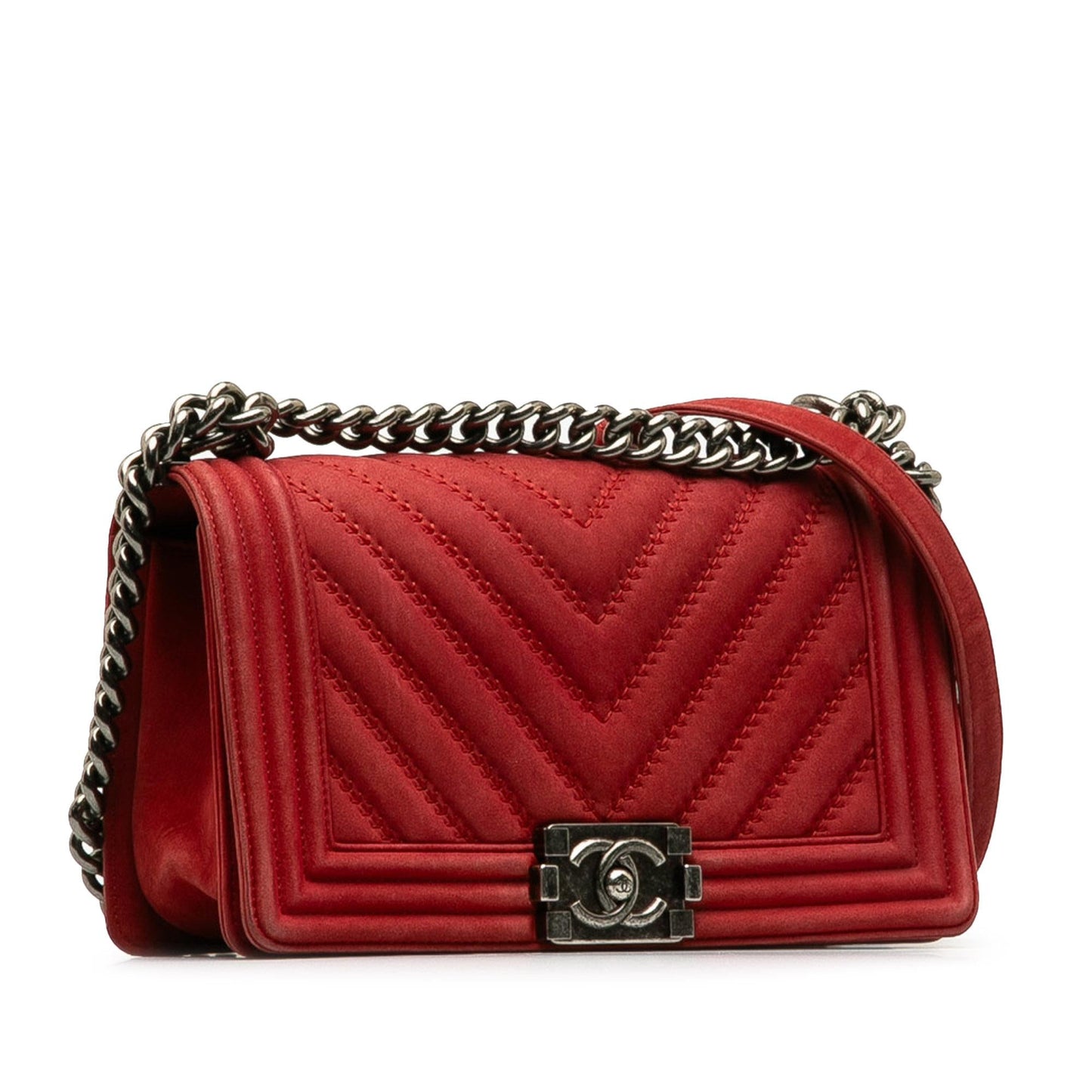 Chanel Medium Chevron Boy Flap (SHG-DjHgv9)