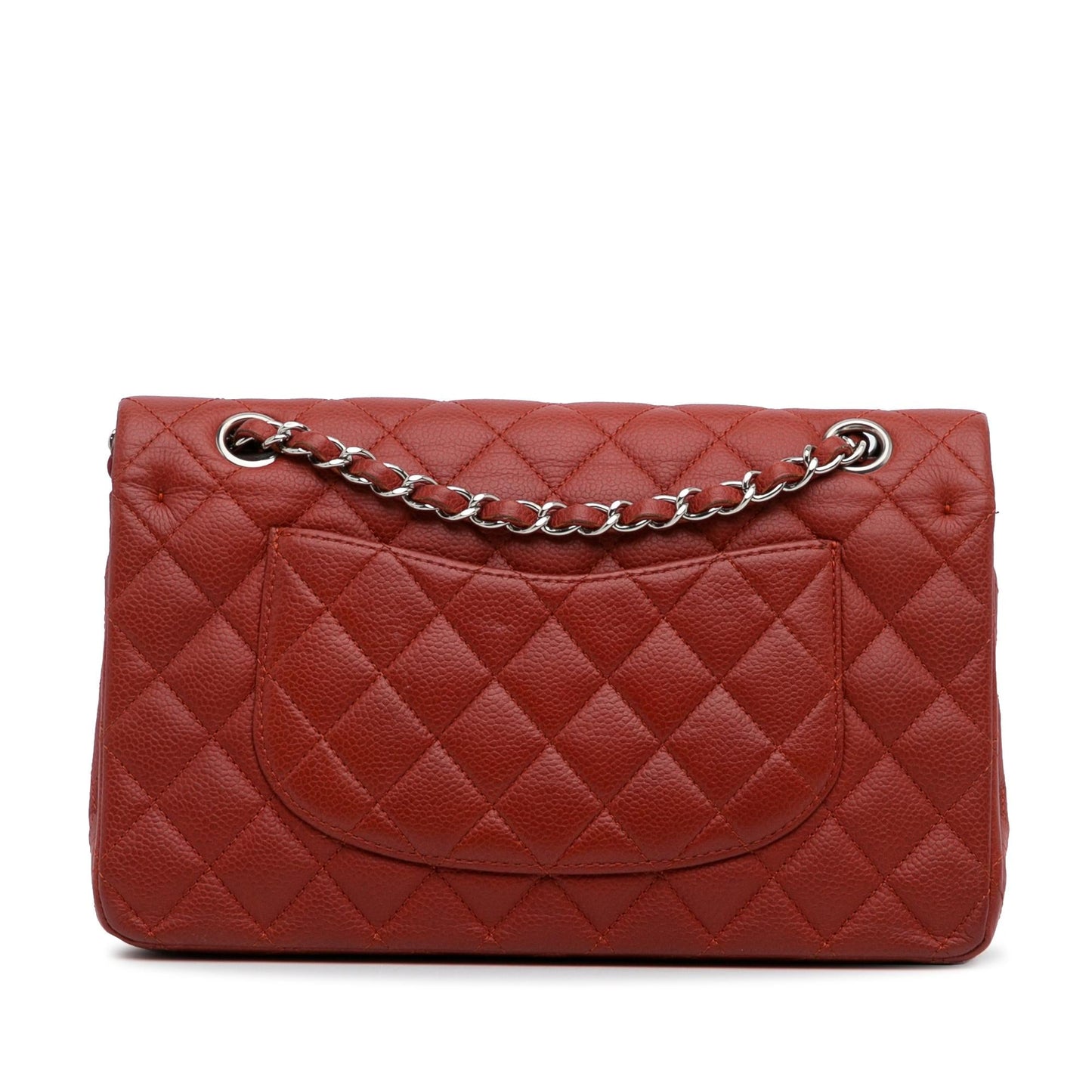 Chanel Medium Classic Caviar Double Flap (SHG-6JSPZZ)