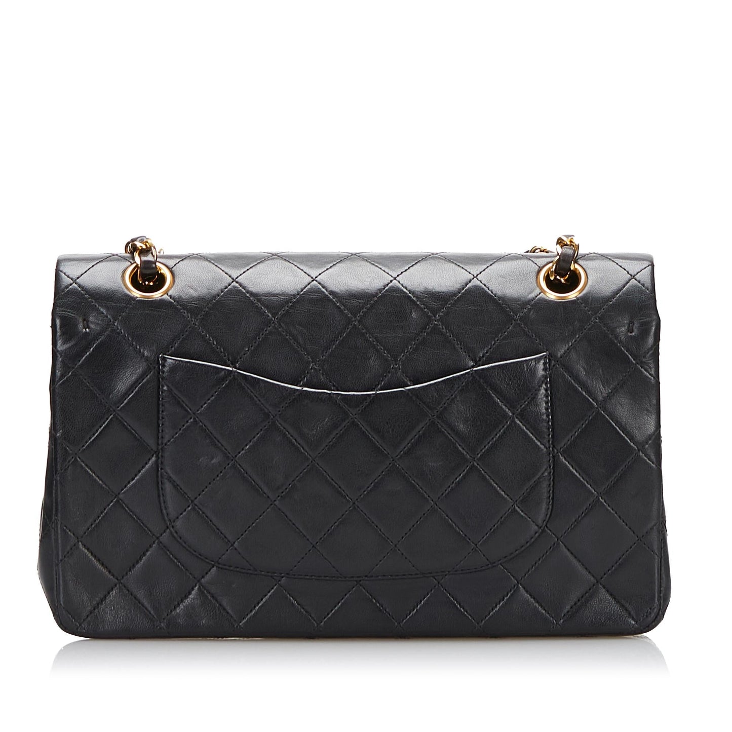 Chanel Medium Classic Lambskin Double Flap (SHG-Vy6wu2)