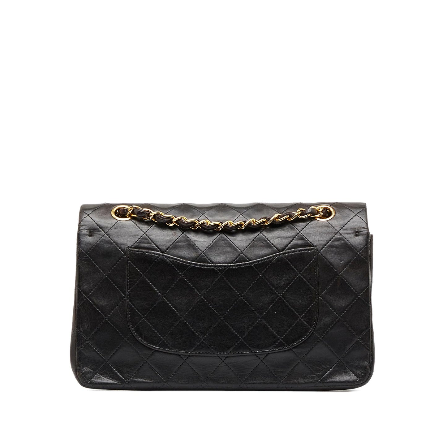 Chanel Medium Classic Lambskin Double Flap (SHG-Jtchhm)