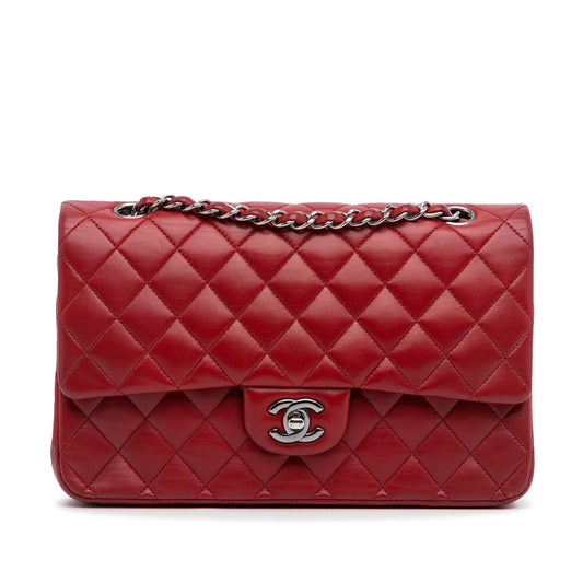 Chanel Medium Classic Lambskin Double Flap (SHG-9UQtL2)