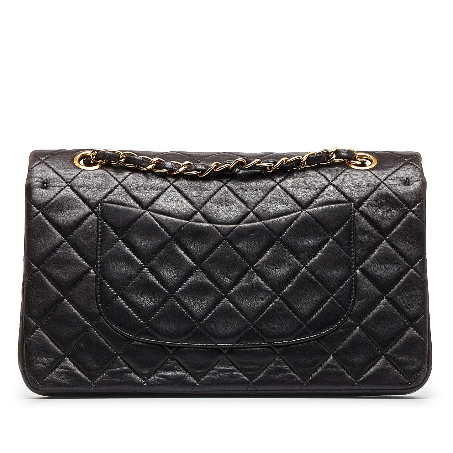 Chanel Medium Classic Lambskin Double Flap (SHG-hLYG9a)