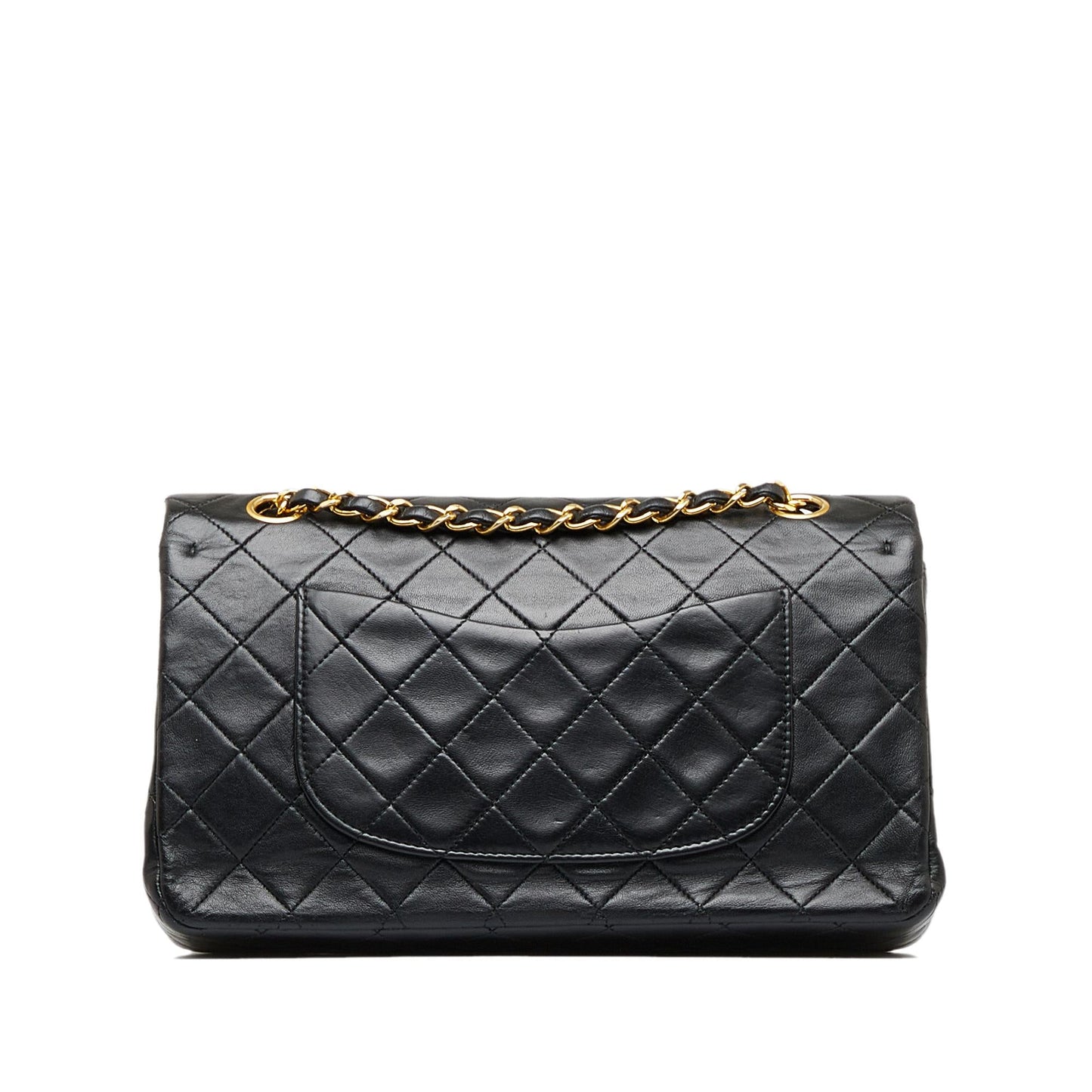 Chanel Medium Classic Lambskin Double Flap (SHG-MLhL0Y)