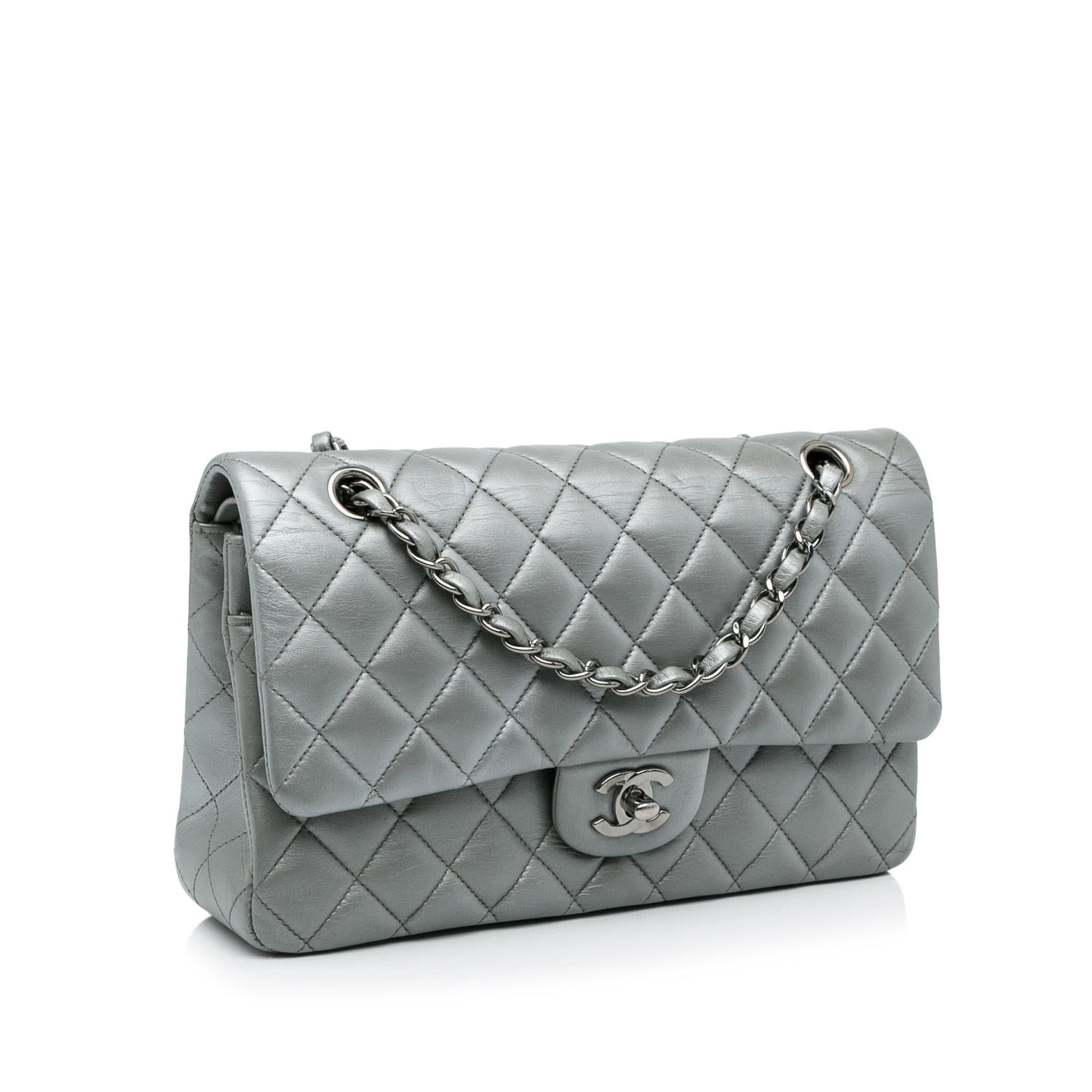 Chanel Medium Classic Lambskin Double Flap (SHG-W9RPF1)