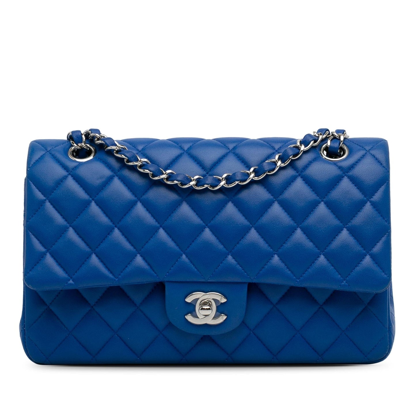 Chanel Medium Classic Lambskin Double Flap (SHG-35PTvR)
