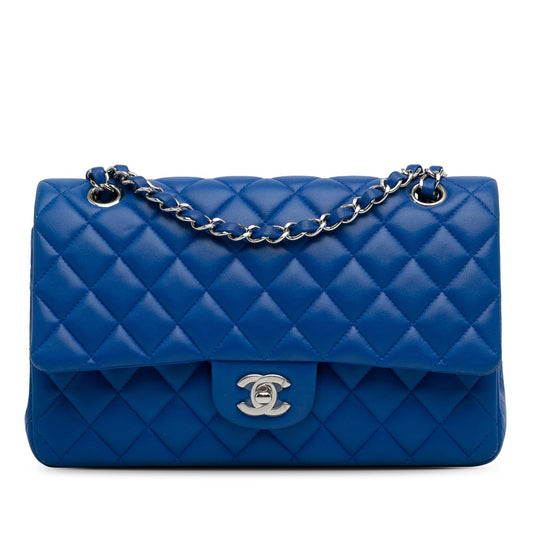 Chanel Medium Classic Lambskin Double Flap (SHG-35PTvR)