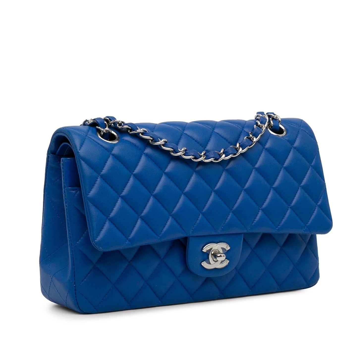 Chanel Medium Classic Lambskin Double Flap (SHG-35PTvR)