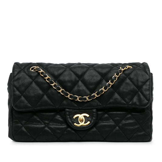 Chanel Medium Classic Lambskin Single Flap (SHG-OBN1xh)