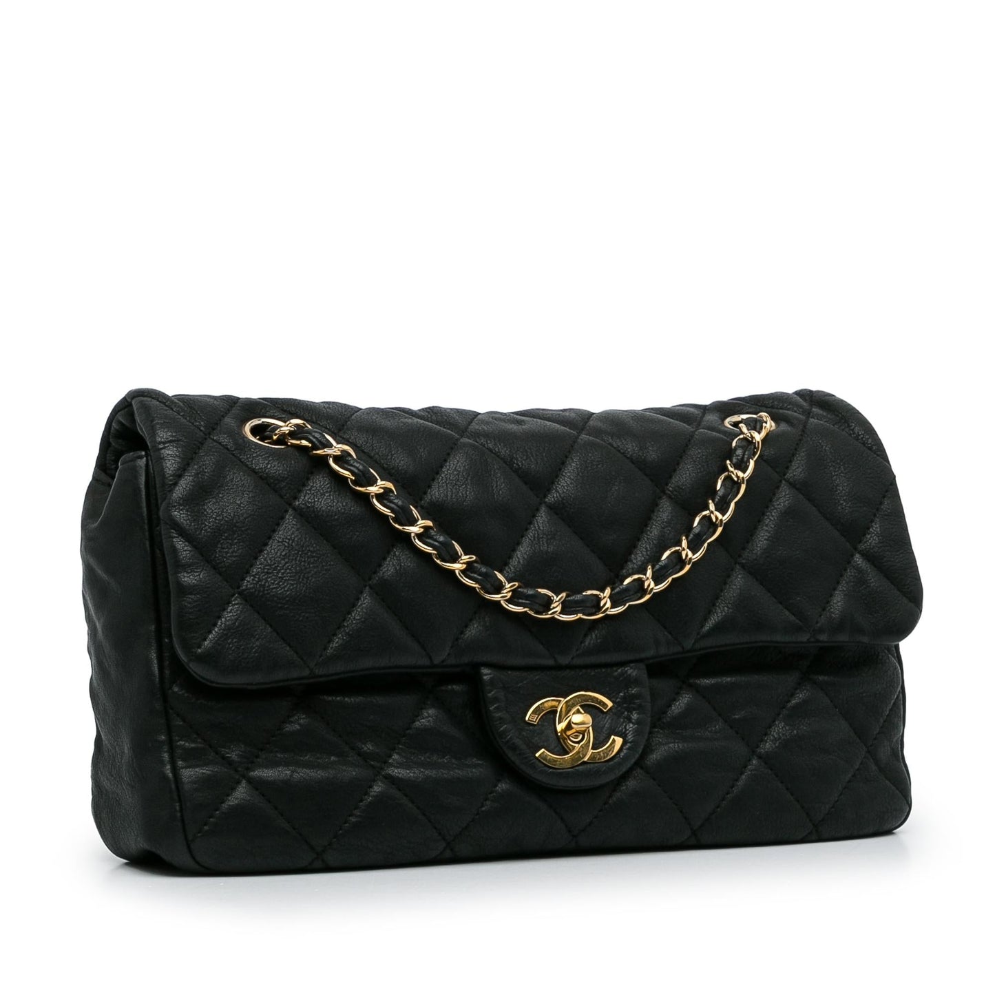 Chanel Medium Classic Lambskin Single Flap (SHG-OBN1xh)