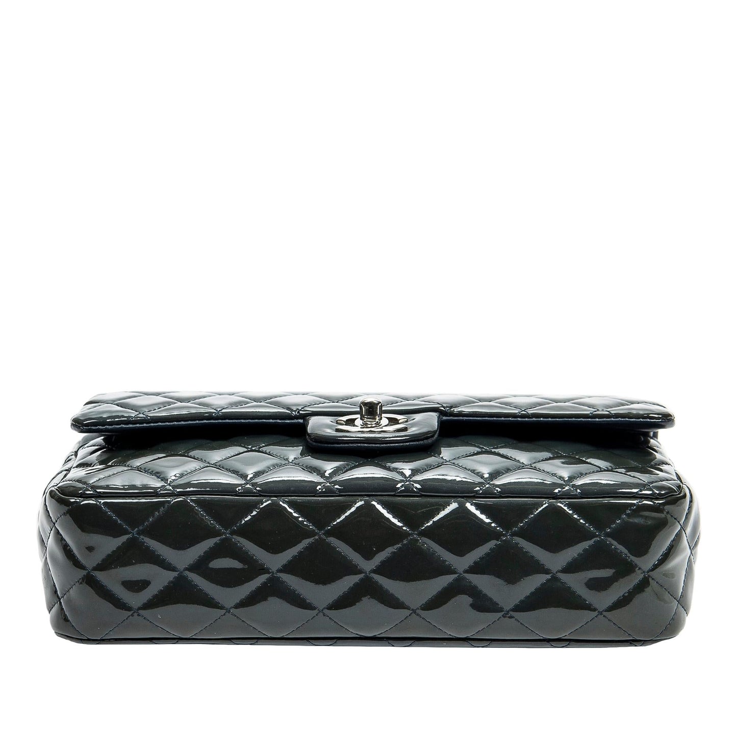 Chanel Medium Classic Patent Double Flap (SHG-hKrGfi)