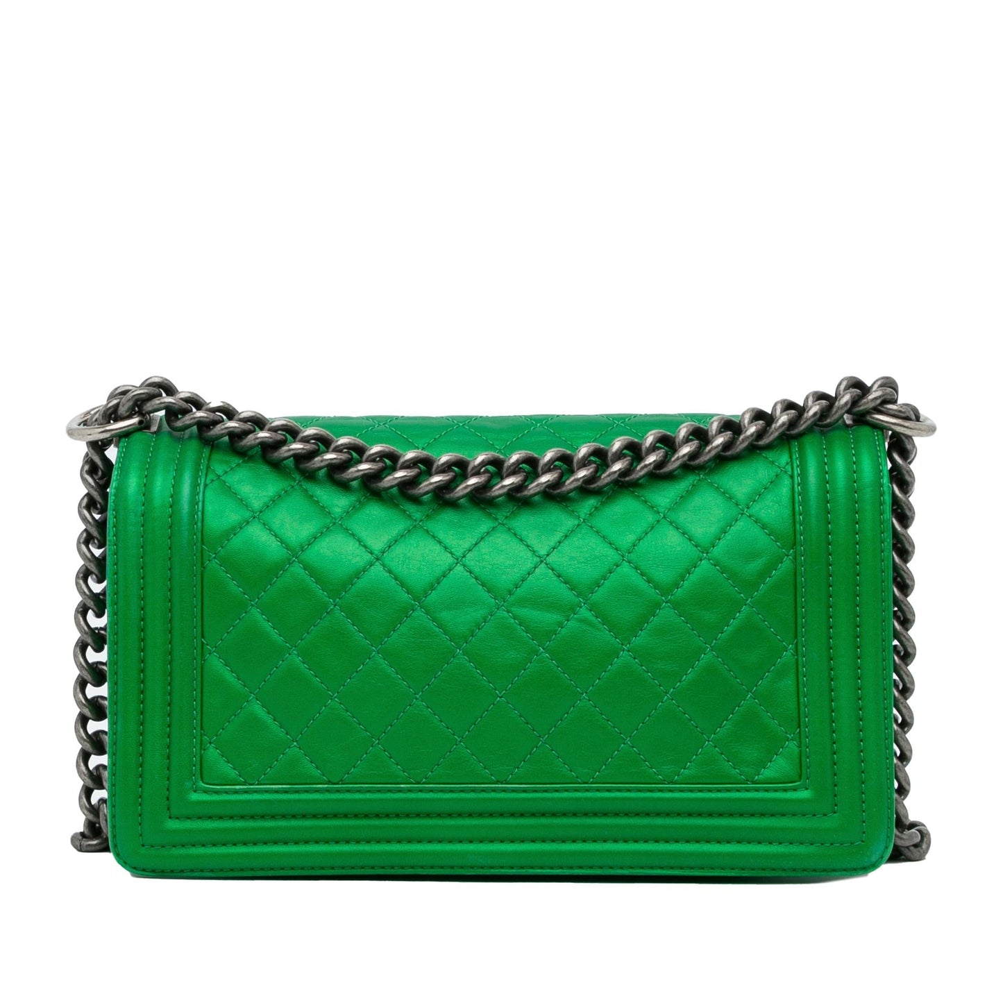 Chanel Medium Lambskin Boy Flap Bag (SHG-2AMOG1)