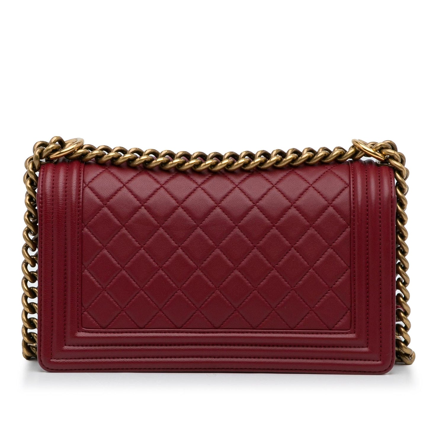 Chanel Medium Lambskin Boy Flap Bag (SHG-FIM8qt)