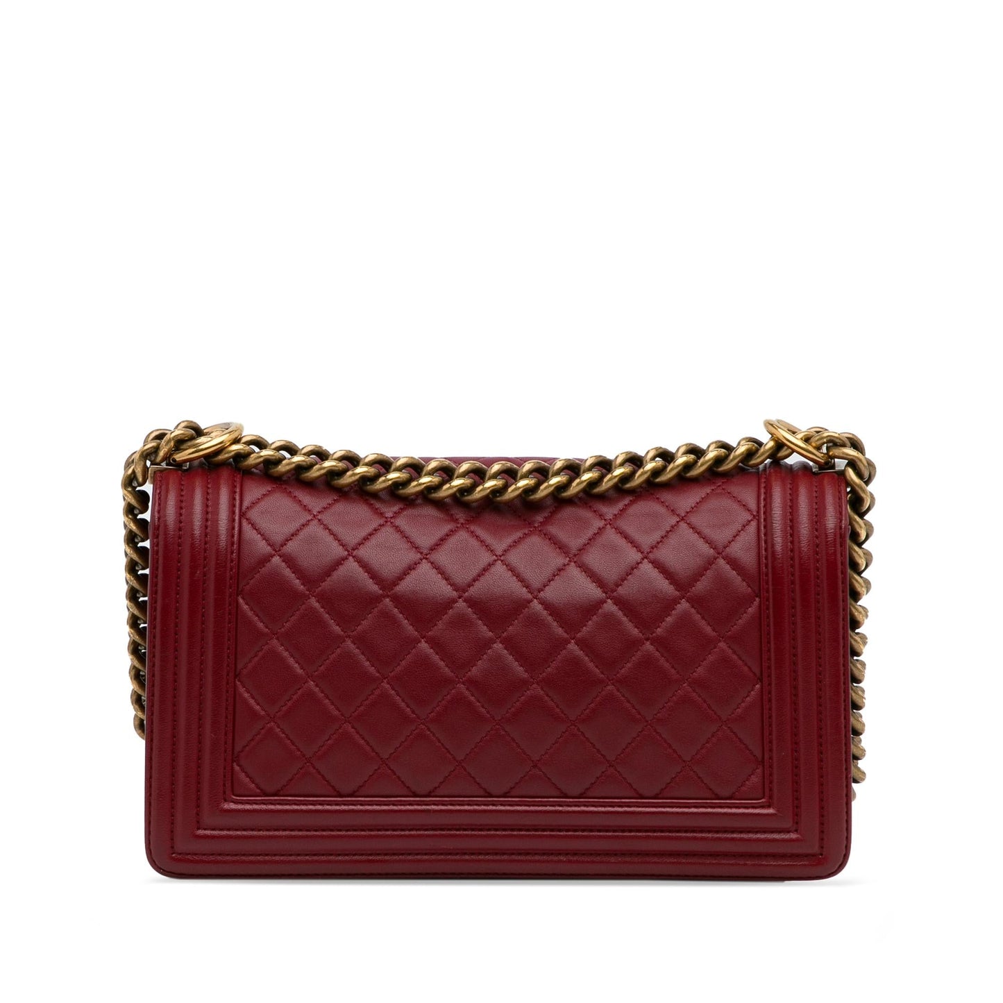 Chanel Medium Lambskin Boy Flap Bag (SHG-8UJu8C)