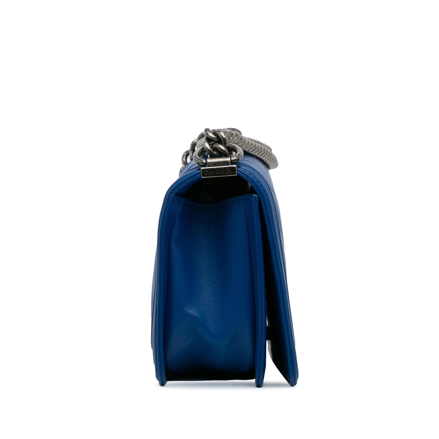 Chanel Medium Lambskin Chevron Boy Flap (SHG-9fPgQE)