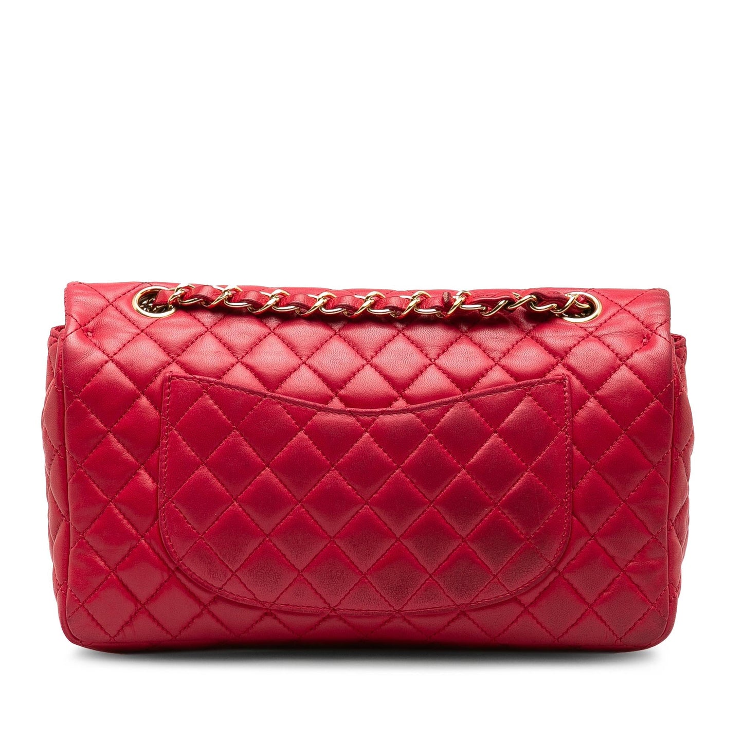 Chanel Medium Lambskin Valentine Heart Charms Single Flap (SHG-daODEP)