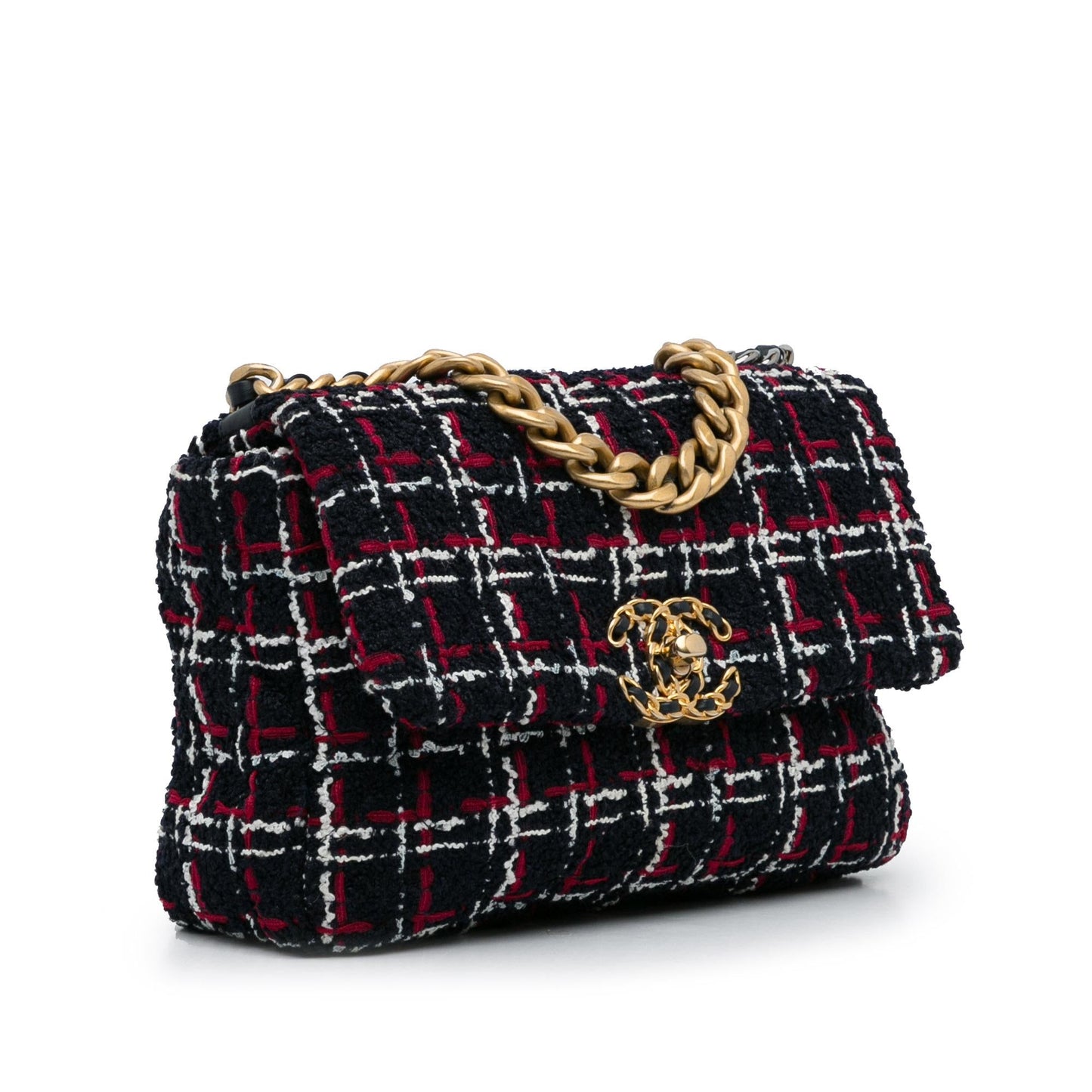 Chanel Medium Tweed 19 Flap Bag (SHG-cPJBQB)