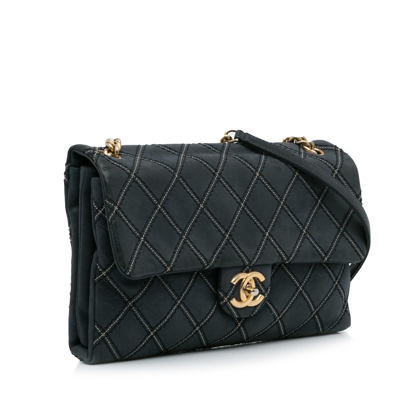 Chanel Metallic Stitch Flap (SHG-wBAD6E)