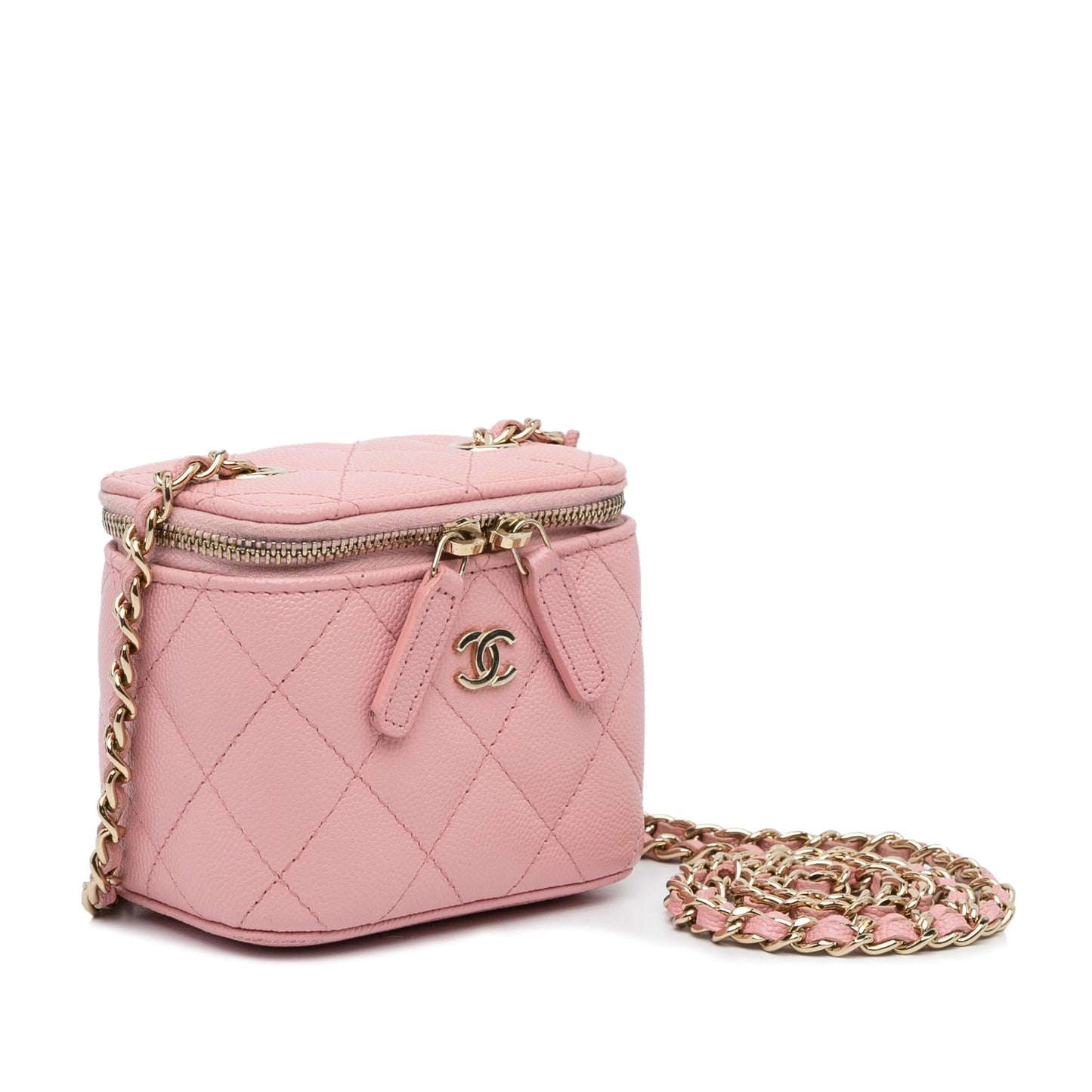 Chanel Mini Classic Caviar Vanity Case (SHG-kgbpy5)