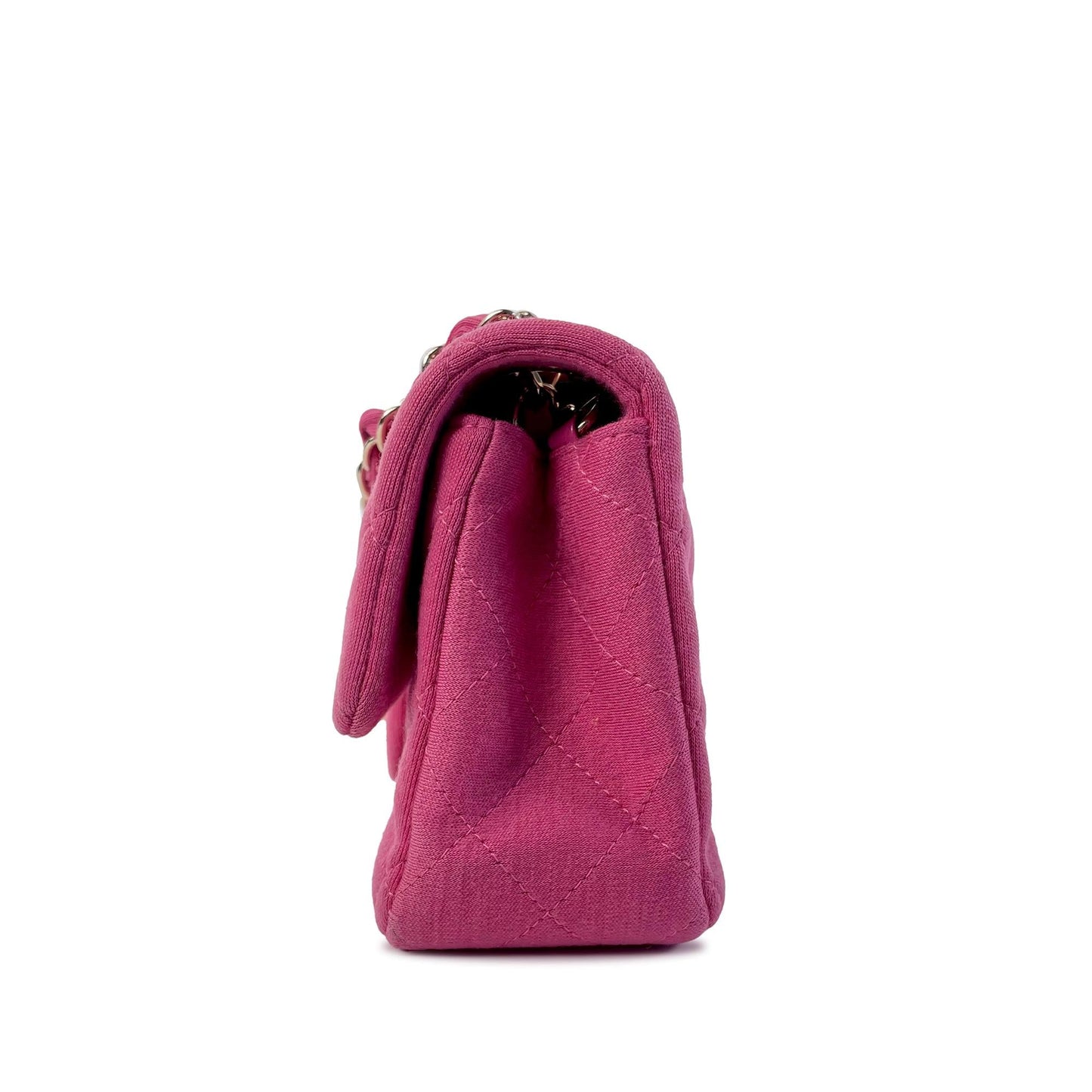 Chanel Mini Classic Jersey Single Flap (SHG-huVmeQ)