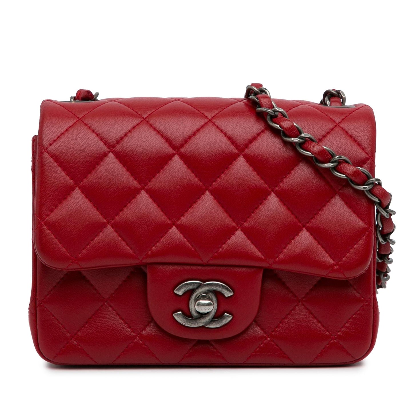 Chanel Mini Classic Lambskin Square Flap (SHG-Y5MHW4)