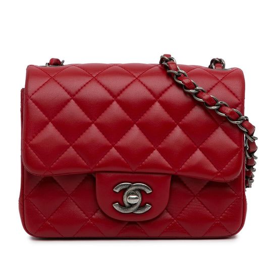 Chanel Mini Classic Lambskin Square Flap (SHG-Y5MHW4)