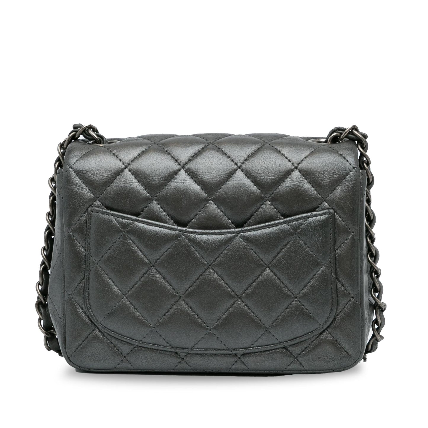 Chanel Mini Classic Lambskin Square Single Flap (SHG-Lqr8P5)