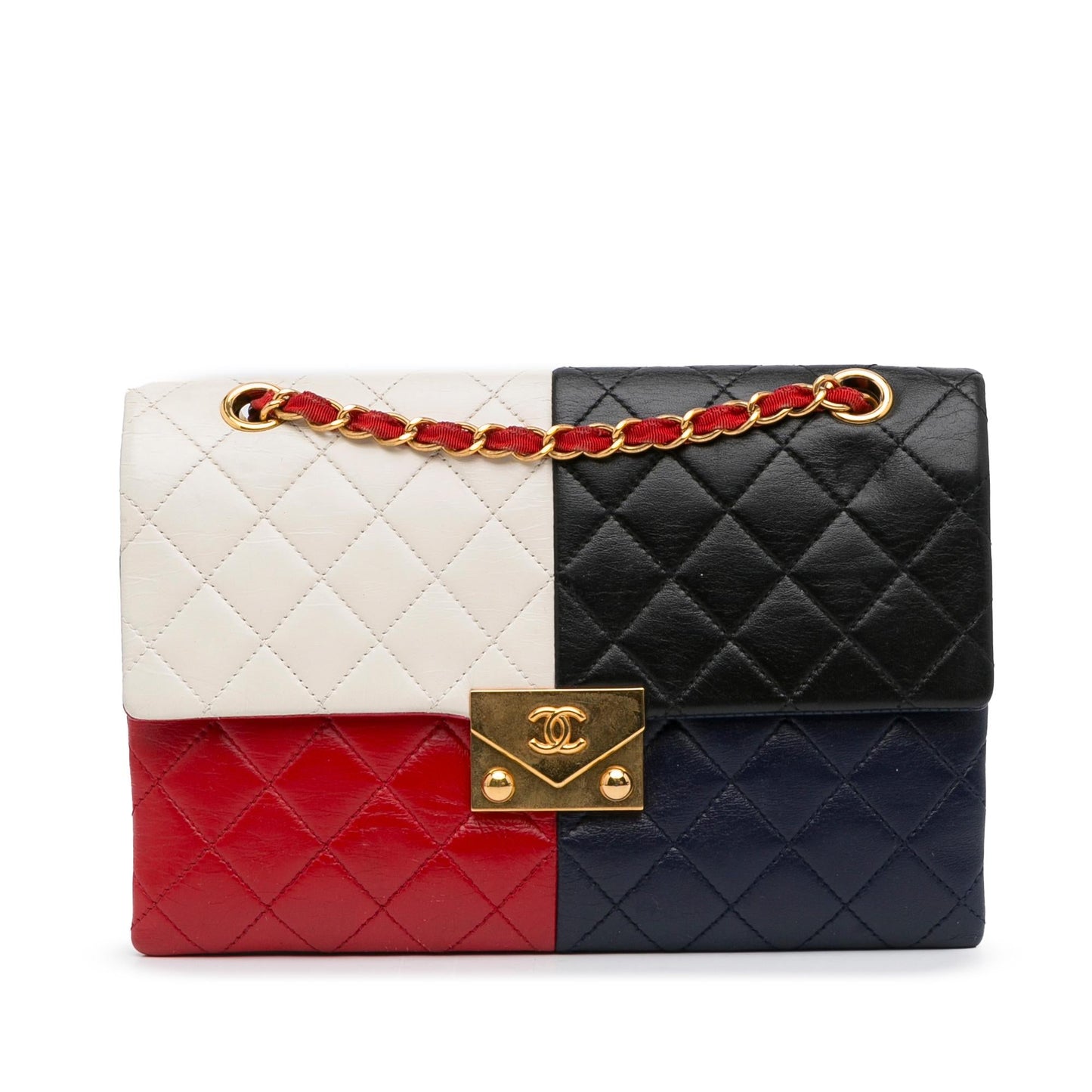 Chanel Pagoda Colorblocking Shoulder Bag (SHG-WQ2Rej)