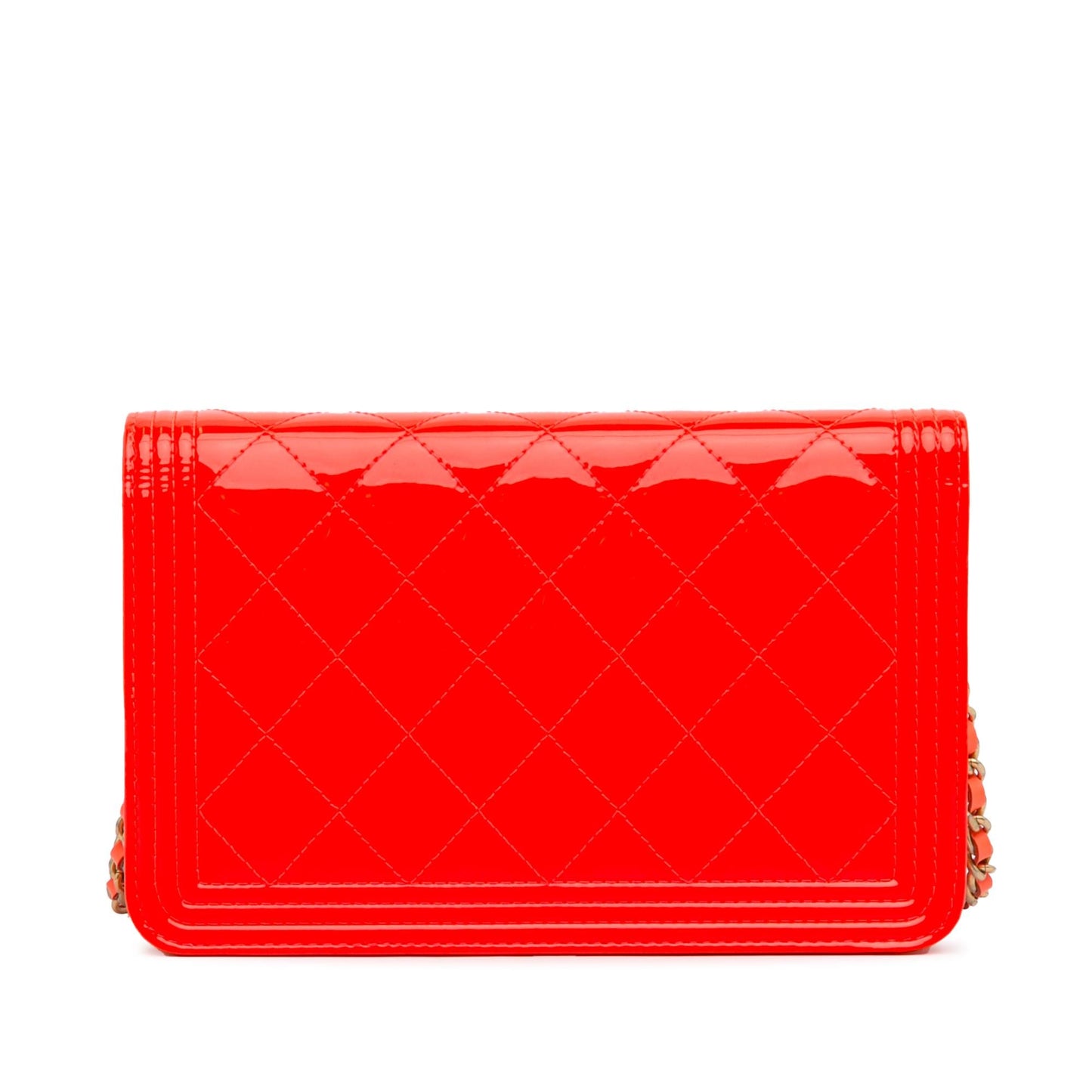 Chanel Patent Boy Wallet on Chain (SHG-BWFqDW)