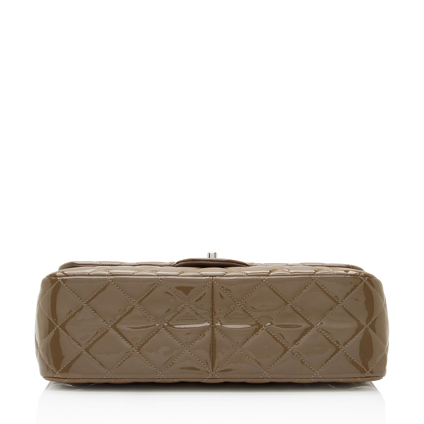 Chanel Patent Leather Classic Jumbo Double Flap Bag (SHF-jE6UCt)