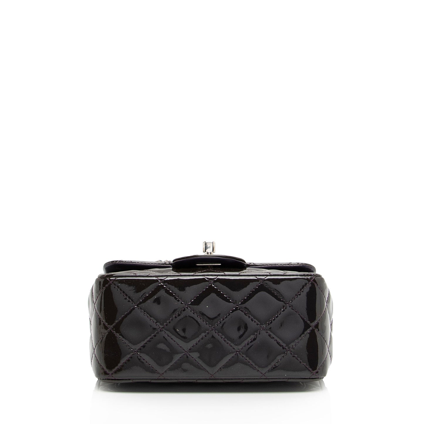 Chanel Patent Leather Classic Square Mini Flap Bag (SHF-Ejwny1)